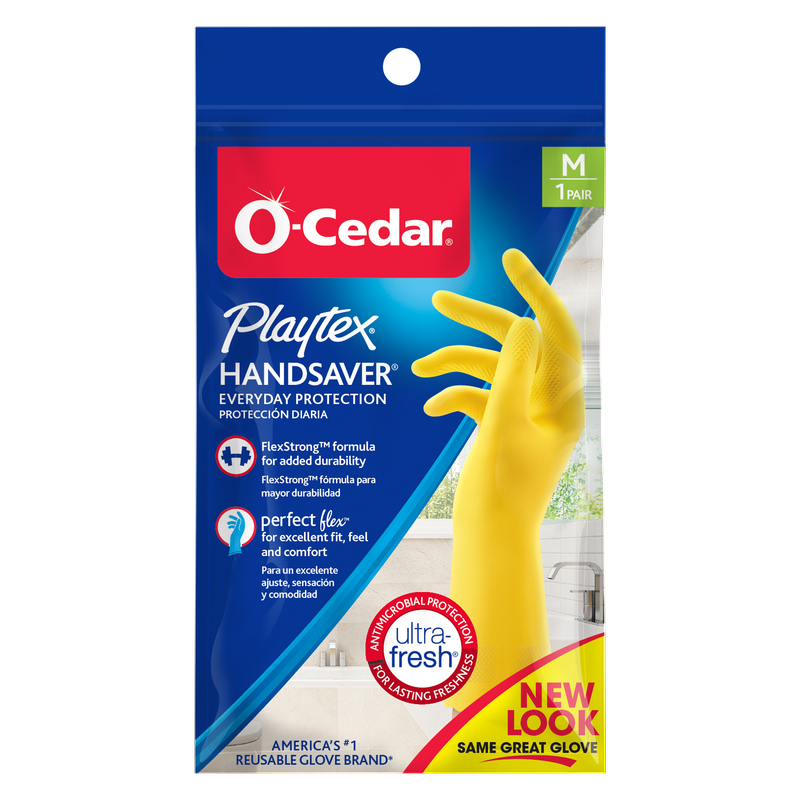 Playtex Handsaver Yellow Gloves, Medium