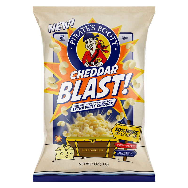 Pirate's Booty Cheddar Blast, 4oz
