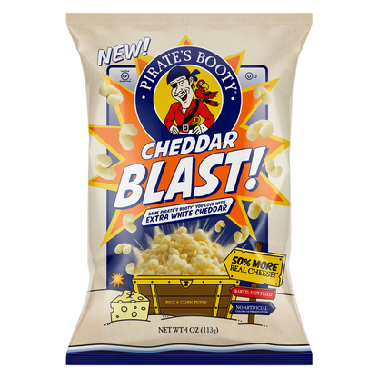 Pirate's Booty Cheddar Blast, 4oz