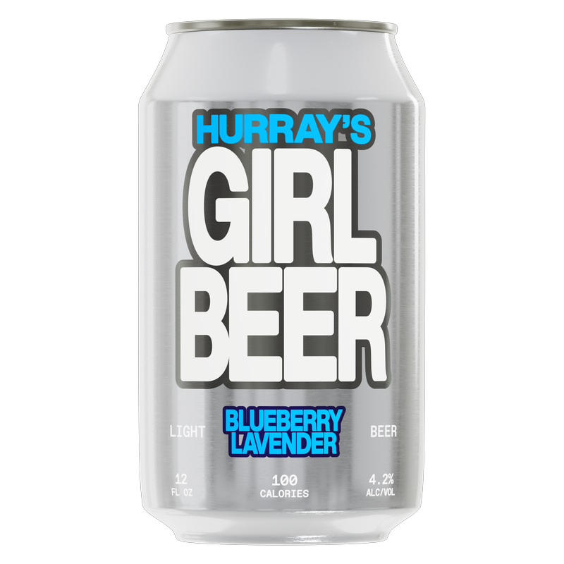 Hurray's Girl Beer Blueberry Lavender Light Beer 6pk 12oz  4.2% ABV