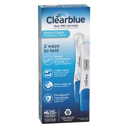 Clearblue Pregnancy Test Combo Pack 2ct