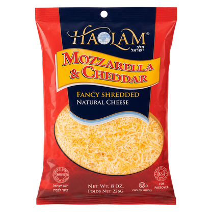 Haolam Mozzarella & Cheddar Cheese Blend 8oz