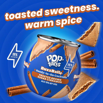 BuzzBallz PopTarts Brown Sugar Cinnamon 200ml