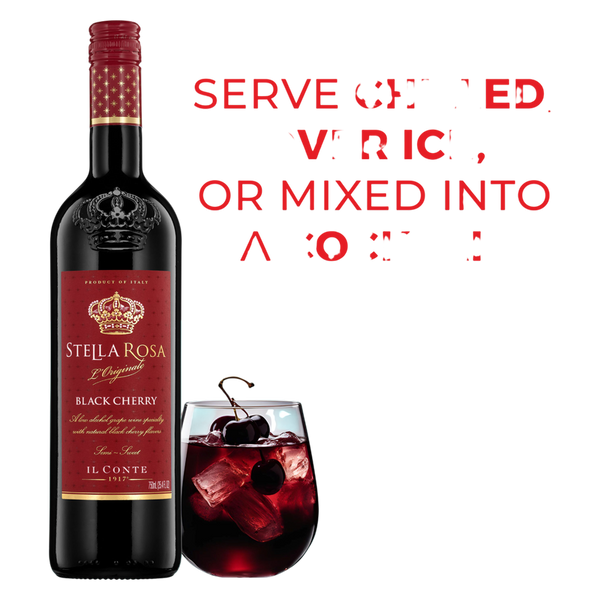 Stella Rosa Black Cherry 750ml - Stella Rosa – BevMo!