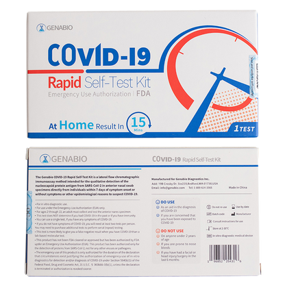 Genabio COVID-19 Rapid Self-Test Kit (1 test)