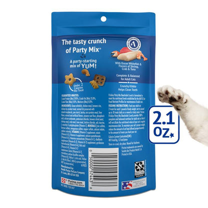 Friskies Party Mix Beachside Crunch Cat Treats, 2.1oz.