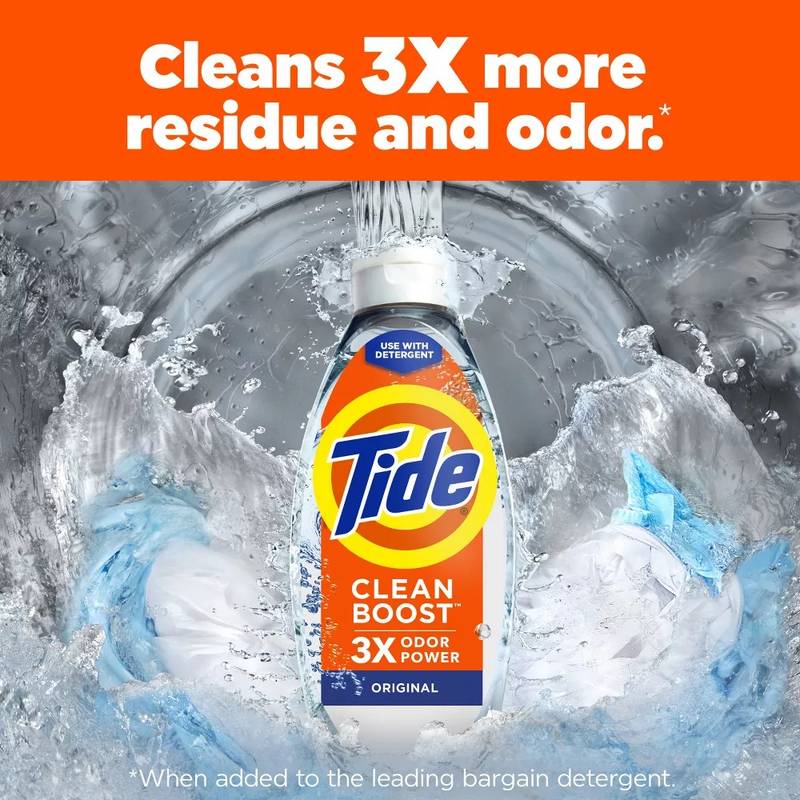 Tide Clean Boost in-Wash Scent Booster, Original, 48 Fl. Oz.