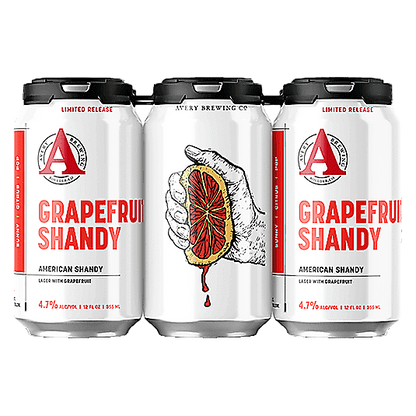 Avery Brewing Grapefruit Shandy 6pk 12oz Can