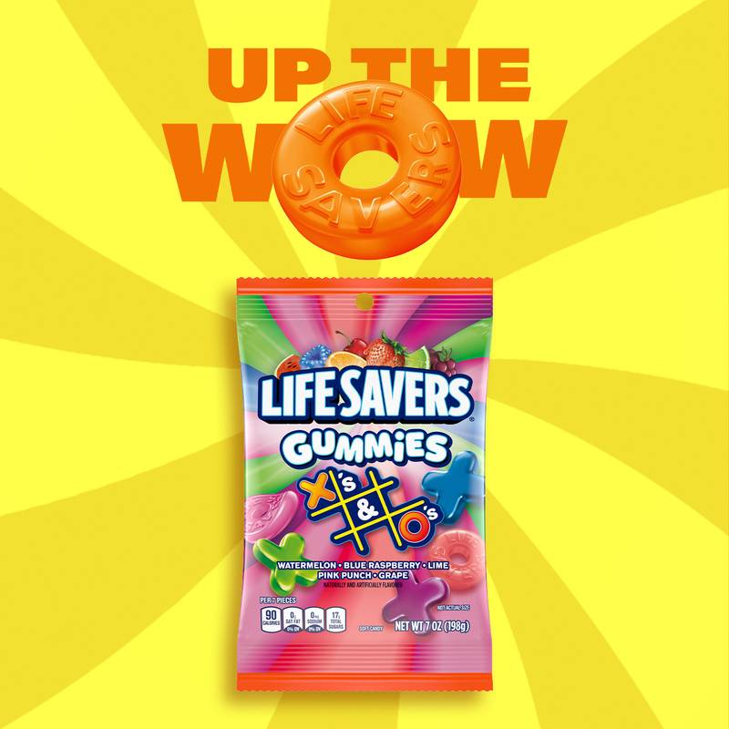 LIFE SAVERS Gummies X's & O's Gummy Candy, 7 oz