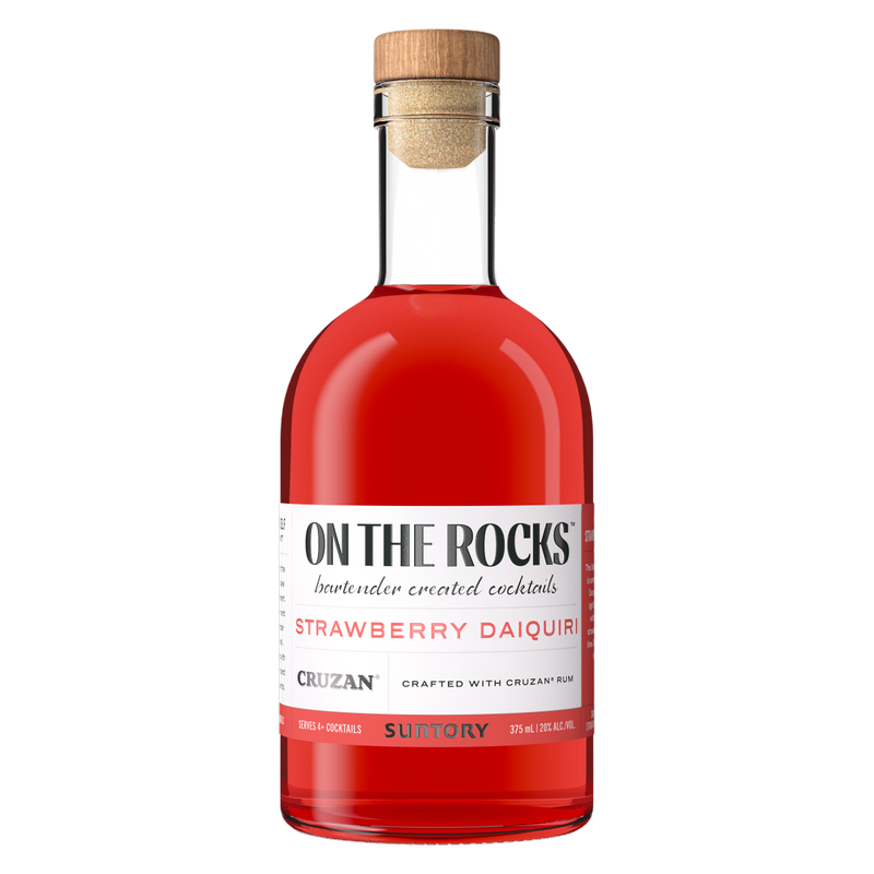 On The Rocks Cruzan Strawberry Daiquiri 375ml