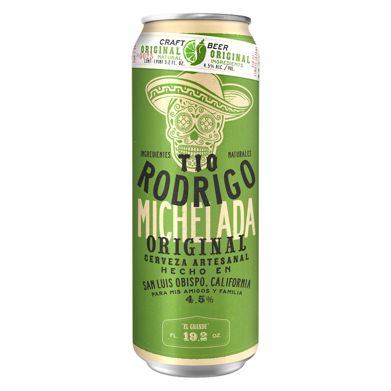 Tio Rodrigo Michelada Original Single 19.2oz Can