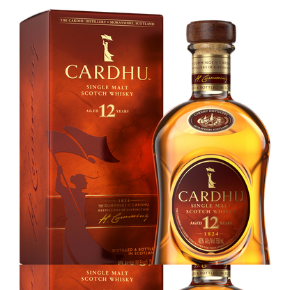 Cardhu 12 Year Old Single Malt Scotch Whisky, 750 mL