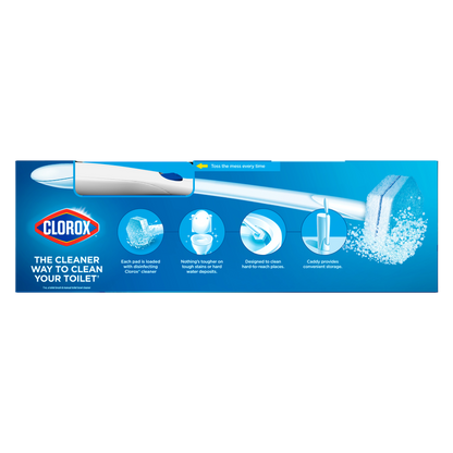 Clorox No Scent Toilet Wand Kit 1.04oz Stick