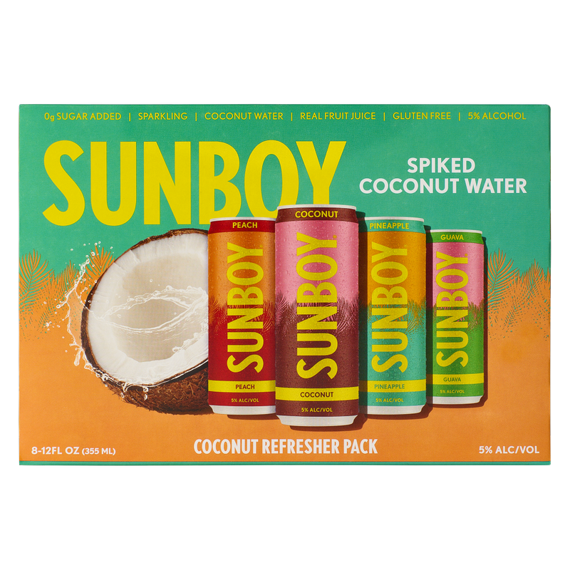 SUNBOY Refresher Variety Pack 8pk 12oz Cans