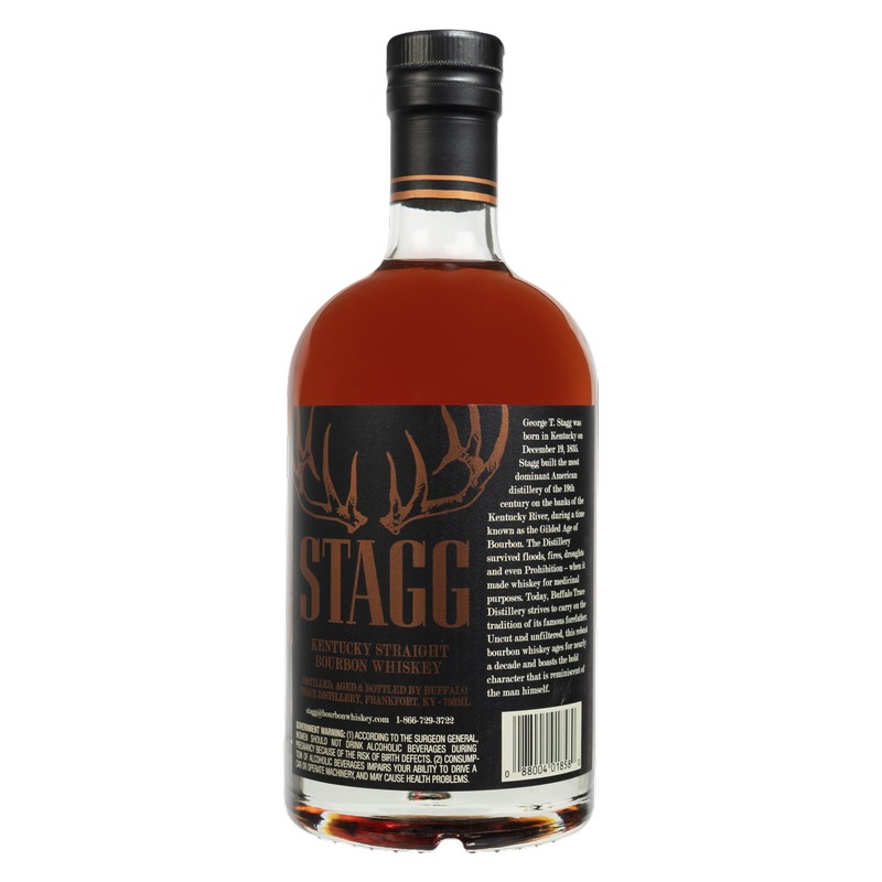 Stagg Text Stagg Jr Barrel Proof Bourbon Whiskey 750ml - George T Stagg – BevMo!