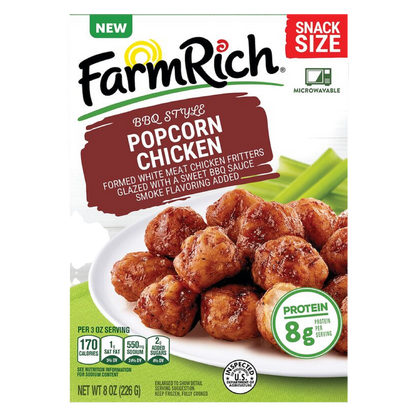 Farm Rich BBQ Style Popcorn Chicken 8oz