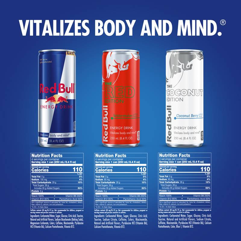 Red Bull Summer Celebration Variety Pack 12pk 8.4oz Can