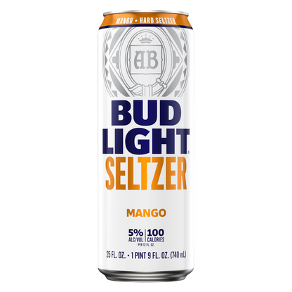 Bud Light Hard Seltzer Mango 25oz Can 5% ABV