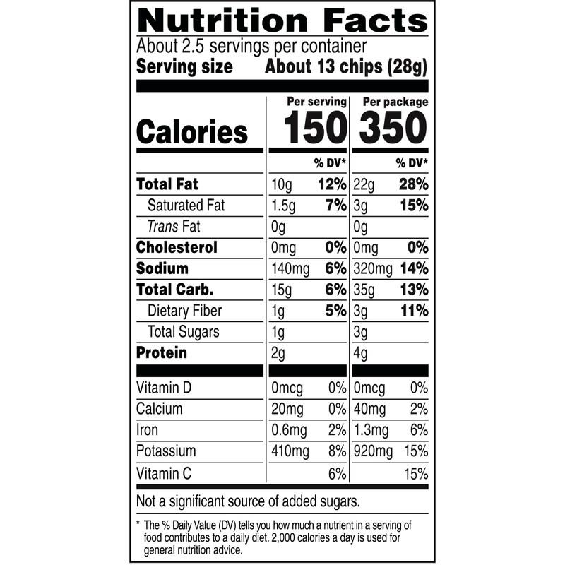 Ruffles Potato Chips Doritos Cool Ranch, 8oz