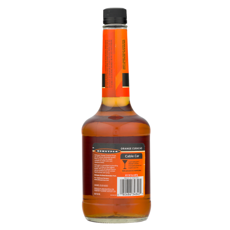 DeKuyper Orange Curacao Liqueur 750ml