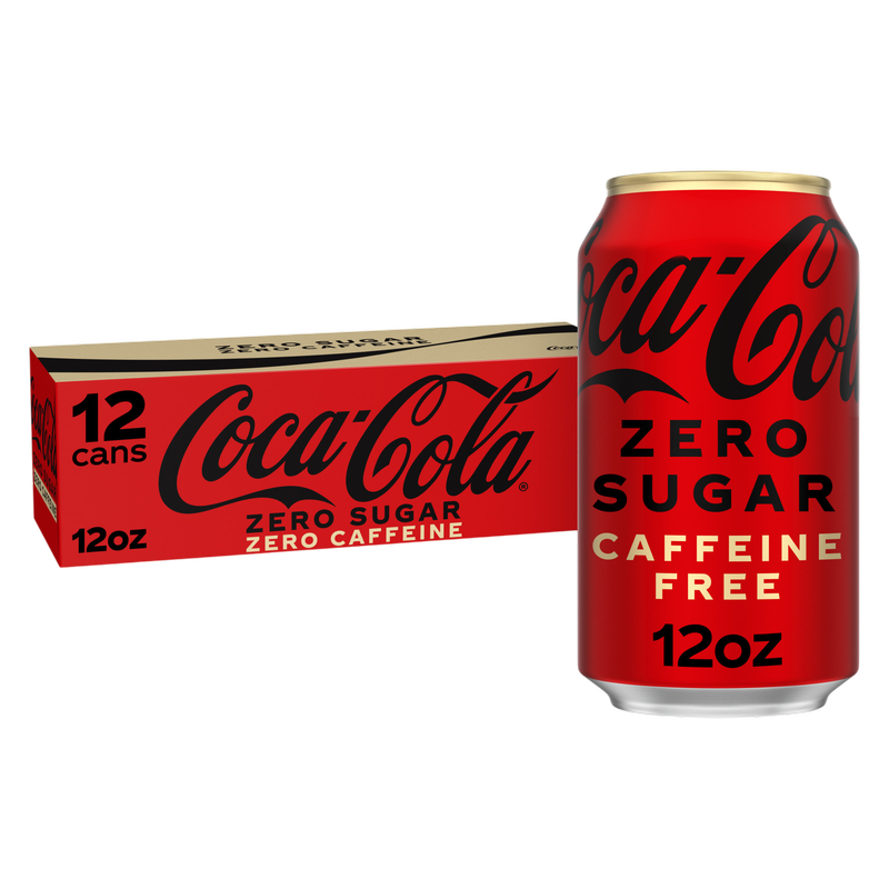 Coca-Cola Zero Sugar Caffeine Free 12pk 12oz Can