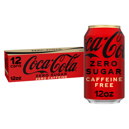 Coca-Cola Zero Sugar Caffeine Free 12pk 12oz Can