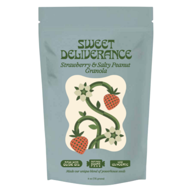 Sweet Deliverance Strawberry & Salty Peanut Granola, 8 oz