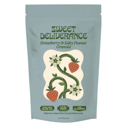 Sweet Deliverance Strawberry & Salty Peanut Granola, 8 oz