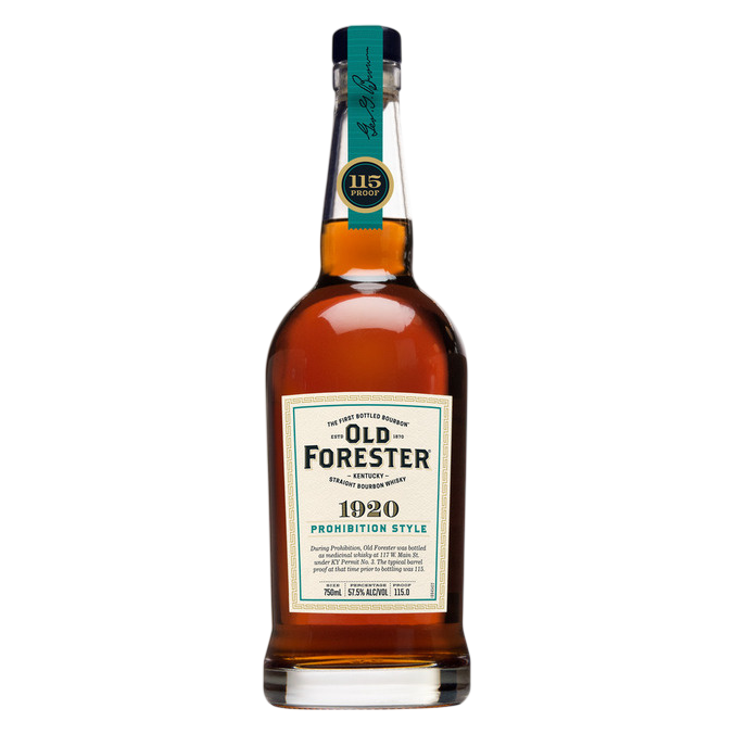 Old Forester Whiskey Row Series: 1920 Prohibition Style Kentucky Straight Bourbon Whisky, 750 mL Bottle, 115 Proof
