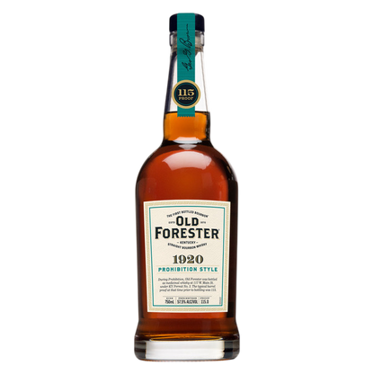 Old Forester Whiskey Row Series: 1920 Prohibition Style Kentucky Straight Bourbon Whisky, 750 mL Bottle, 115 Proof
