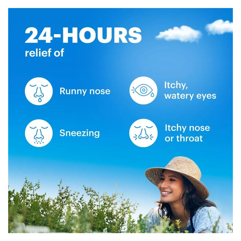 Claritin Allergy Relief 24 Hour Non-Drowsy Loratadine Liquid Gel, 10ct