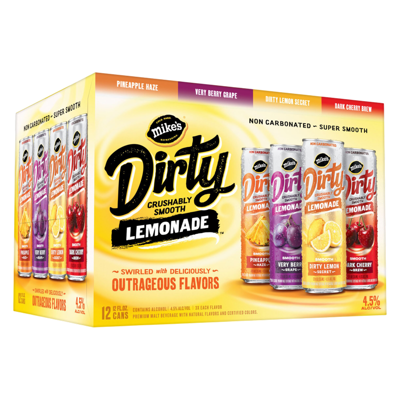 Mike's Hard Dirty Lemonade 12pk 12oz Can 4.5% ABV