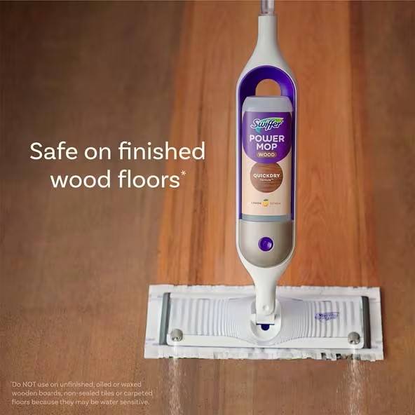 Swiffer Lemon Power Mop Wood Quick Dry Wood Floor Cleaning Solution