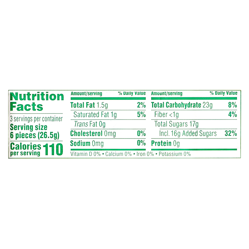 Mamba Assorted Fruit Fruit Chews 2.8oz