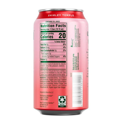 Bloom Pop Shirley Temple 12oz Can