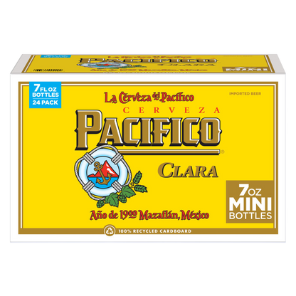 Pacifico 24pk 7oz Bottle 4.4% ABV