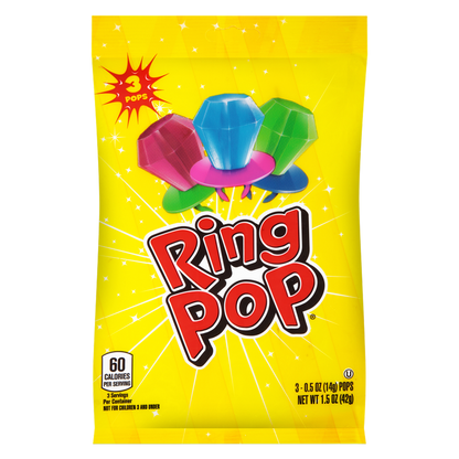 Ring Pop Assorted Flavors Variety Party Pack 3ct