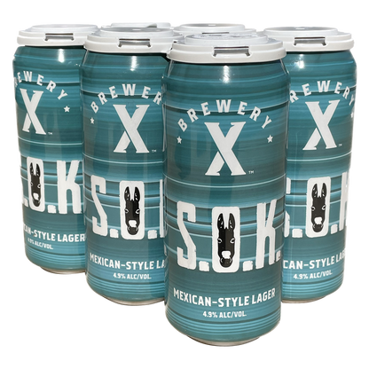Brewery X S.O.K. Mexican Lager 6pk 16oz Can