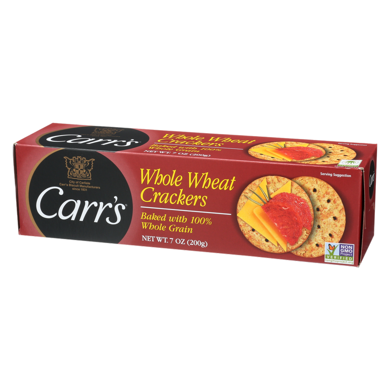 Carr's Whole Wheat Crackers 7oz - Carr's – BevMo!