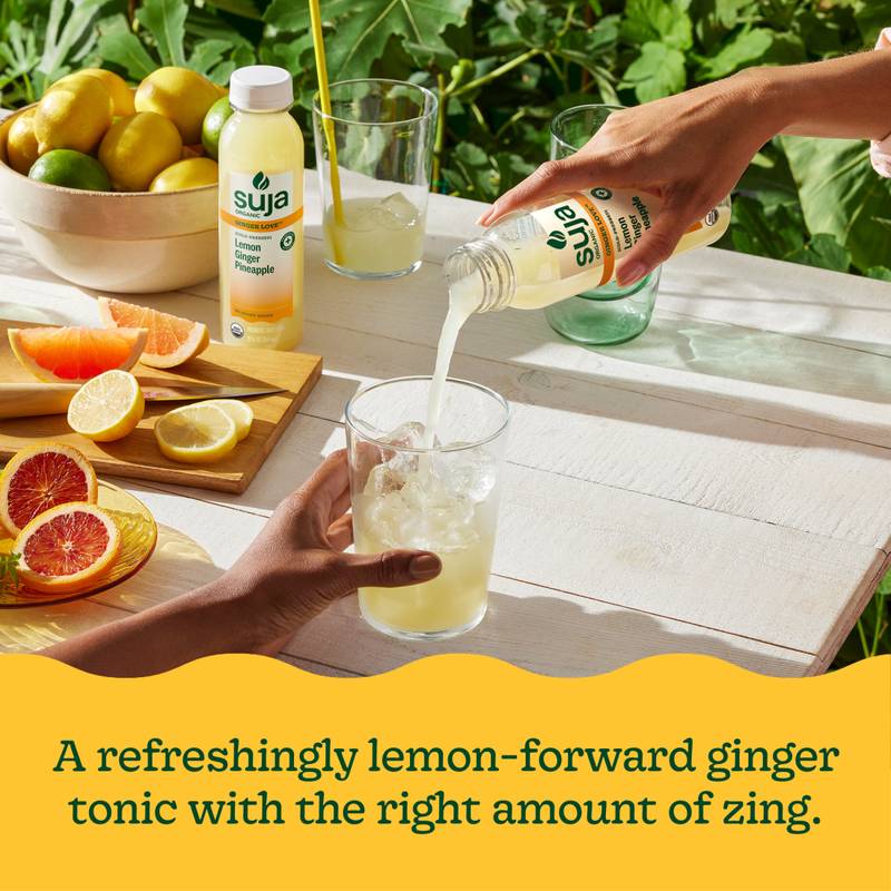 Suja Organic Ginger Love Cold Pressed Juice 12oz Btl