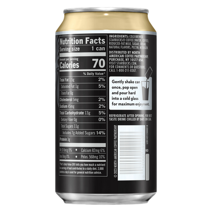 Starbucks Nitro Vanilla 9.6oz Can
