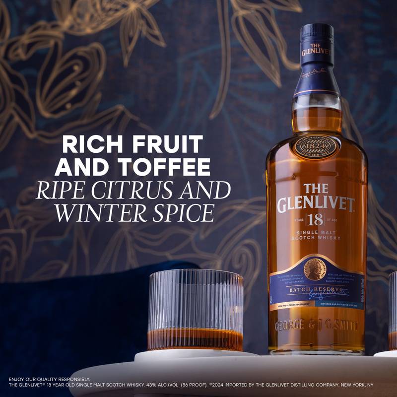 Glenlivet 18 Yr 750ml (80 Proof) - Glenlivet – BevMo!