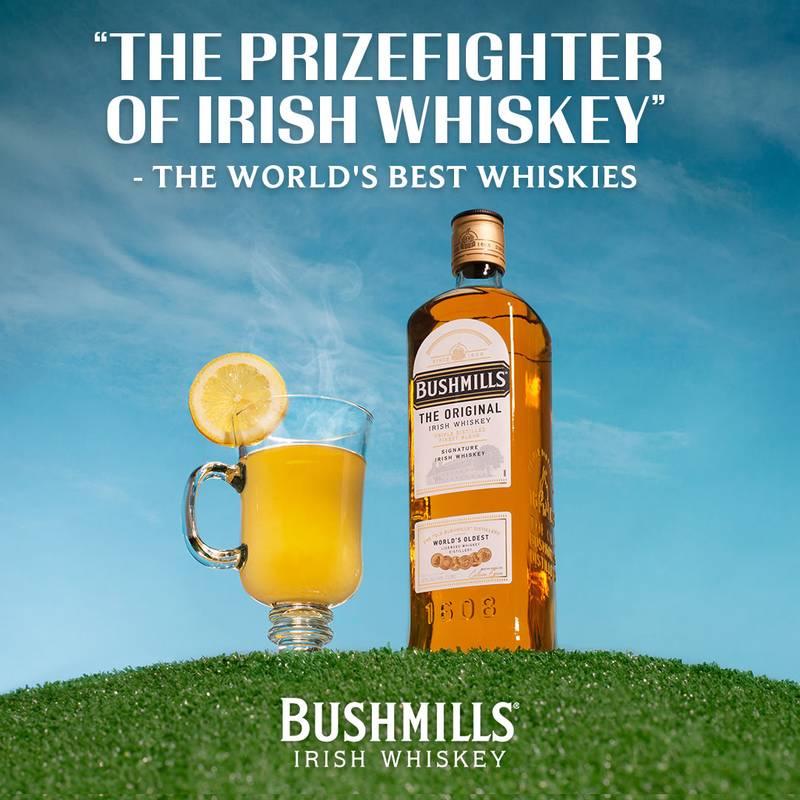 Bushmills Original with Black Bush 50 ml with Red Bush 50 ml Irish Whiskey 750ml (80 Proof)