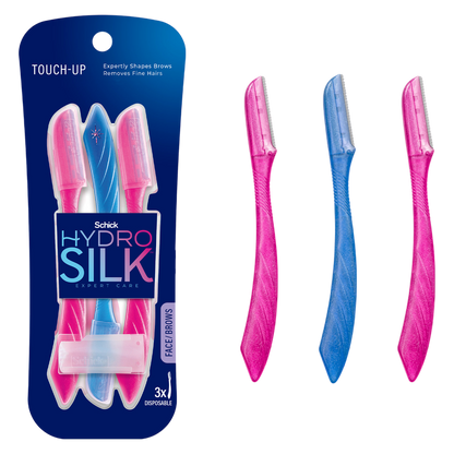 Schick Hydro Silk Touch-Up Dermaplaning Tool with Precision Cover