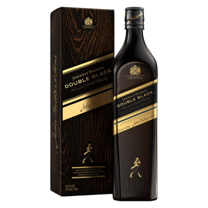 Johnnie Walker Double Black Label Blended Scotch Whisky, 750 mL