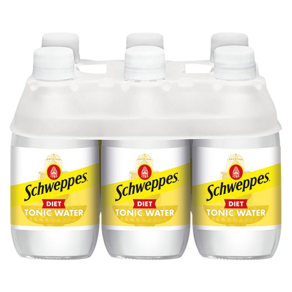 Schweppes Diet Tonic 6pk 10oz Btl