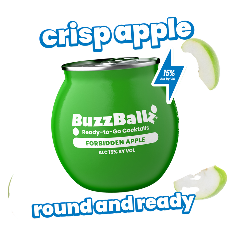 BuzzBallz Chillers Sour Apple 187 ml