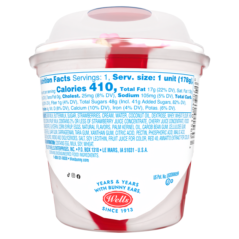Blue Bunny Strawberry Shortcake Load'd Sundae 8.5oz