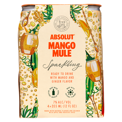 Absolut Mango Mule 4pk 12oz Can 7.0% ABV