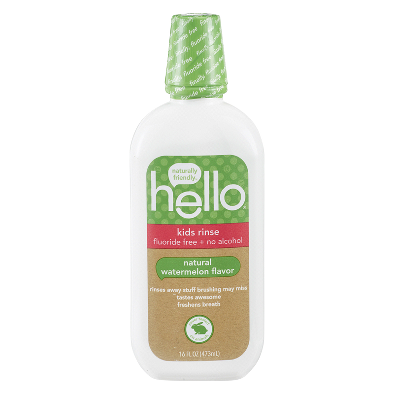 Hello Kids Fluoride Free Natural Watermelon Rinse 16oz - BevMo! – BevMo!